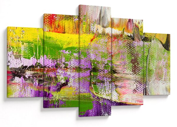 Obraz abstrakcie - maľba (150x105 cm)
