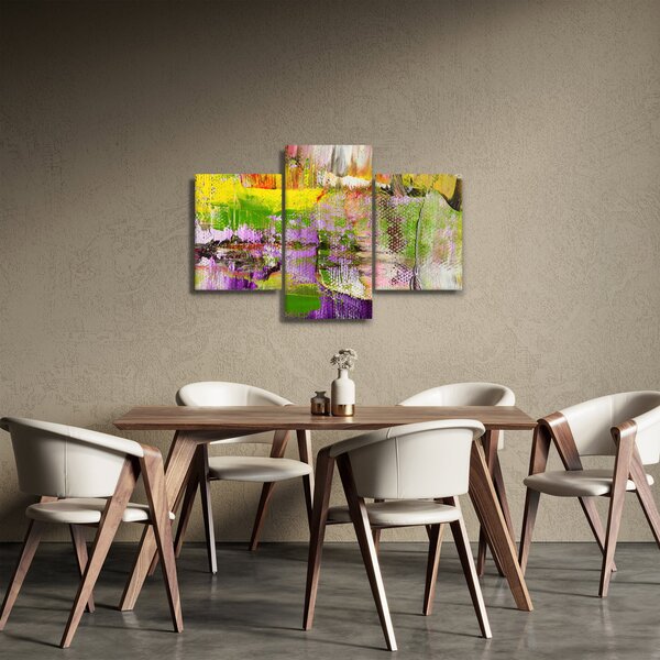 Obraz abstrakcie - maľba (90x60 cm)