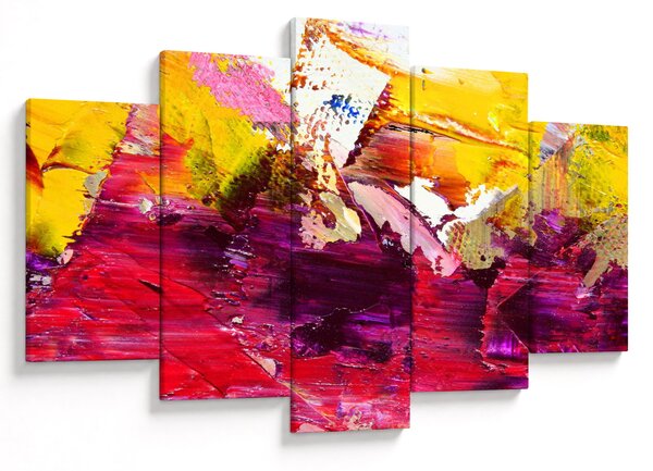 Obraz abstrakcie - maľba (150x105 cm)