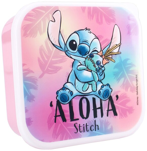 Desiatové boxy Lilo & Stitch - motív Aloha – sada 3 ks