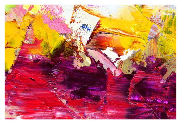 Obraz abstrakcie - maľba (90x60 cm)