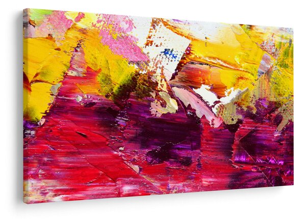 Obraz abstrakcie - maľba (90x60 cm)