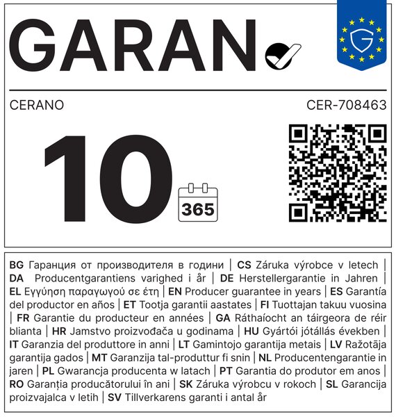 CERANO - Závesné WC s bidetom Modul/Cronus Pro - biela lesklá / biela matná - integrované WC tlačidlo - pneumatický modul - 59,3x38,4 cm