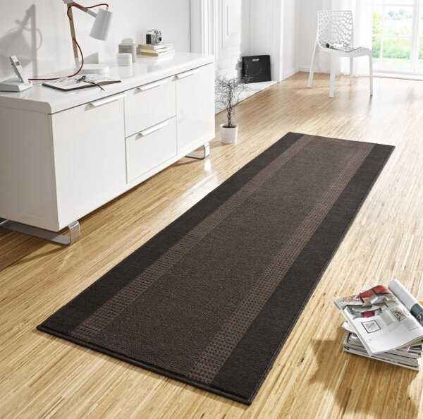 Hanse Home , Behúň Basic 102500, 80x200, hnedá, chodba / predsieň