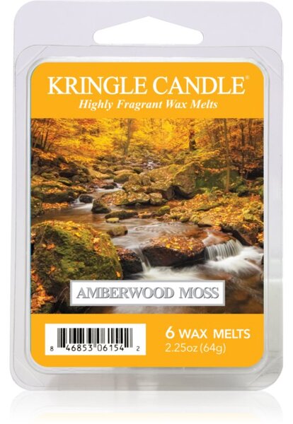 Kringle Candle Amberwood Moss vosk do aromalampy 64 g