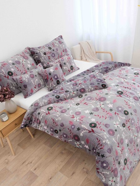 Obliečky mikroplyš Exclusive – Dora sivá