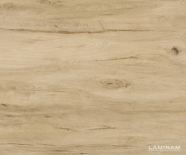 DELIFE Jedálenský stôl Edge zaoblený tvar 200-300×120 cm keramika Laminam® sabbia dubová farba pavúk plochá nerezová oceľ grafit rozkladací