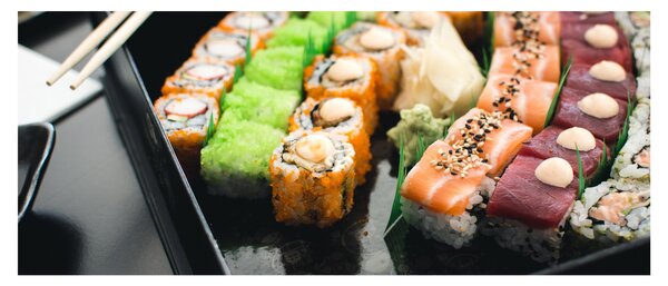 Obraz - Sushi (120x50 cm)
