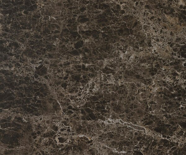 DELIFE Konzolový stolík Edge zaoblený 140×40 cm keramika Emperador Extra Lucidato tmavohnedá Estelo kov čierna