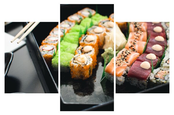 Obraz - Sushi (90x60 cm)
