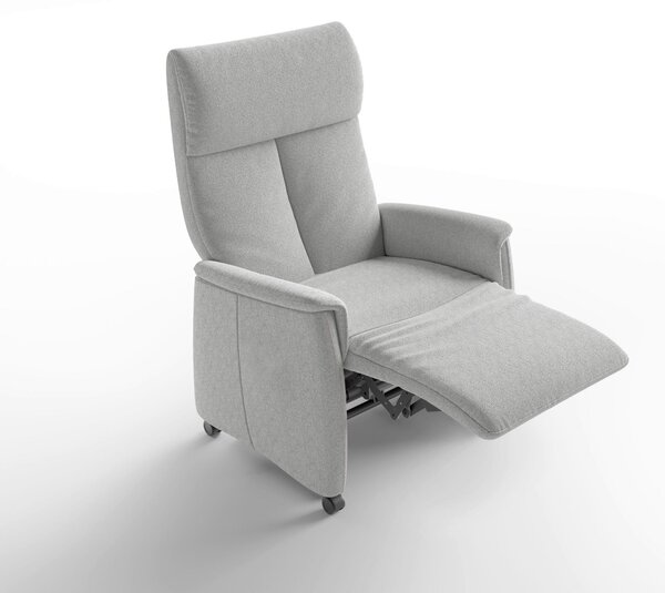 RELAXAČNÉ KRESLO, textil, strieborná Sit & More - Online Only obývacie izby, Online Only