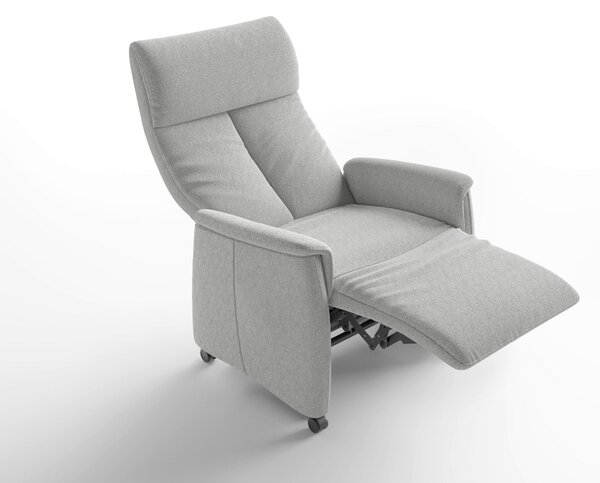 RELAXAČNÉ KRESLO, textil, strieborná Sit & More - Online Only obývacie izby, Online Only