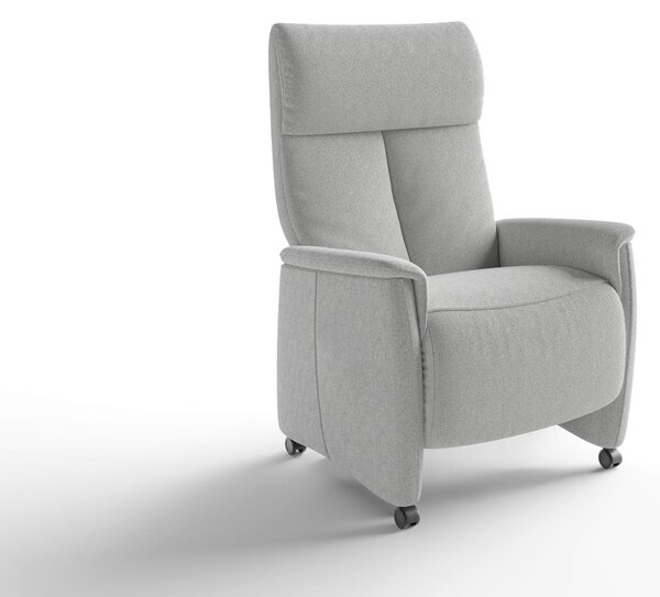 RELAXAČNÉ KRESLO, textil, strieborná Sit & More - Online Only obývacie izby, Online Only