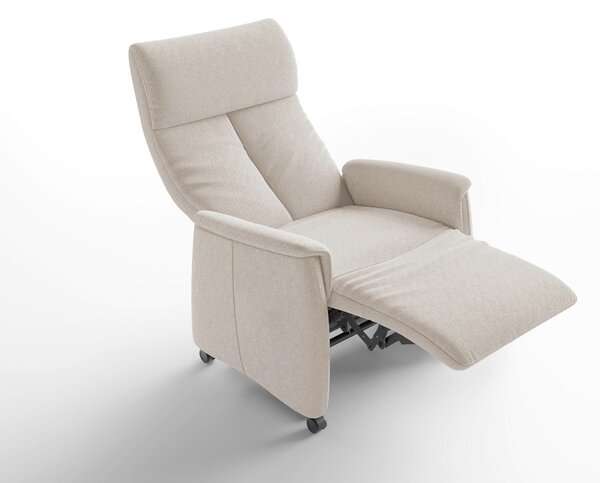 RELAXAČNÉ KRESLO, textil, krémová Sit & More - Online Only obývacie izby, Online Only
