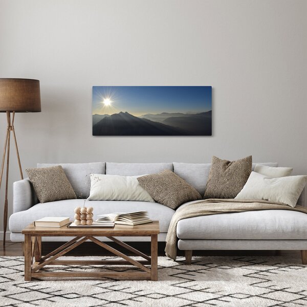 Obraz - Nad vrchol hôr (120x50 cm)