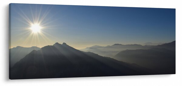 Obraz - Nad vrchol hôr (120x50 cm)