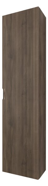 STREDNE VYSOKÁ SKRINKA, farba vlašského orecha, 35/140/20 cm Welnova - Kúpeľňové skrinky