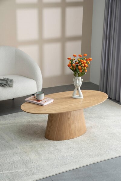 KONFERENČNÝ STOLÍK, farba duba, drevo, kompozitné drevo, 110/60/40 cm MID.YOU - Stolíky do obývačky, Online Only
