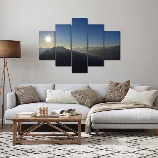 Obraz - Nad vrchol hôr (150x105 cm)