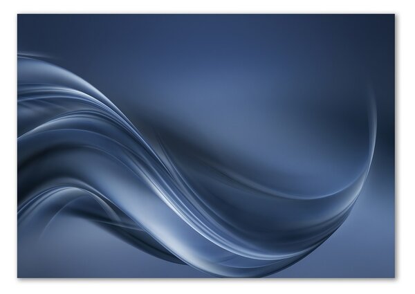 Foto-obraz sklo tvrdené Sivá vlna