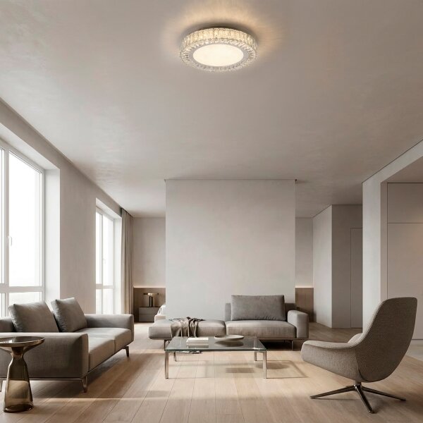 JUST LIGHT. 15222-17 - LED stropné svietidlo KULUNKA LED/46W/230V chróm