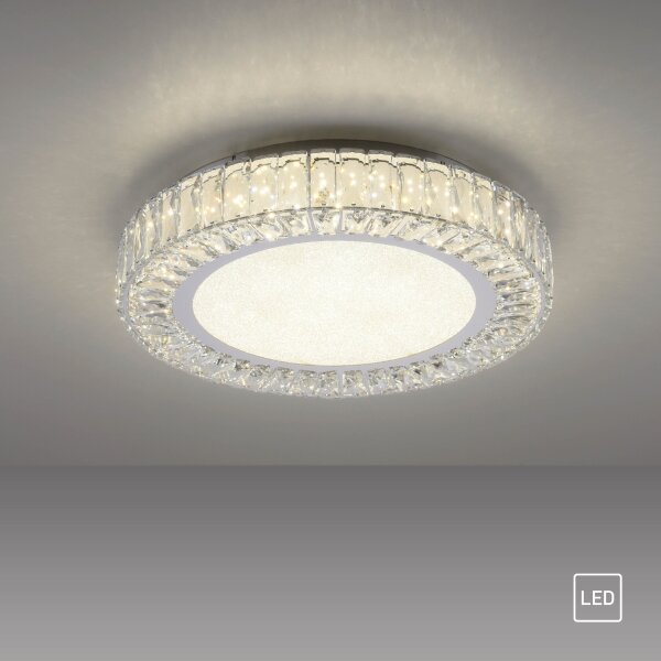 JUST LIGHT. 15222-17 - LED stropné svietidlo KULUNKA LED/46W/230V chróm