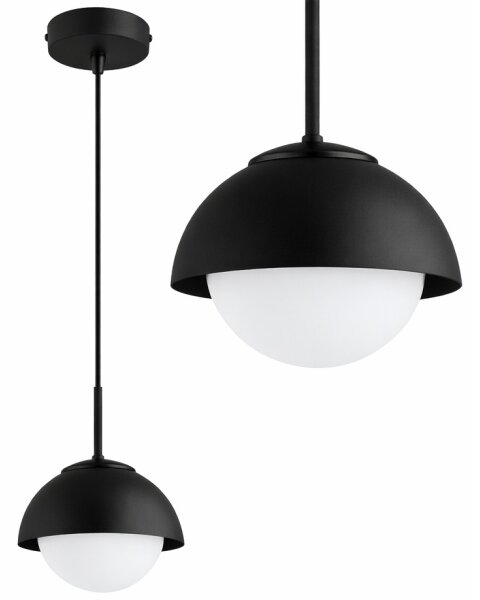 BRILAGI - Závesný luster na lanku COSMO 1xE27/60W/230V pr. 18 cm čierna