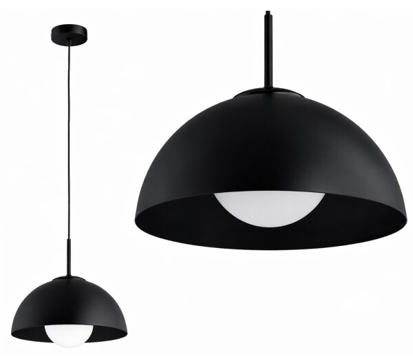 BRILAGI - Závesné svietidlo na lanku COSMO 1xE27/60W/230V priem. 30 cm čierna