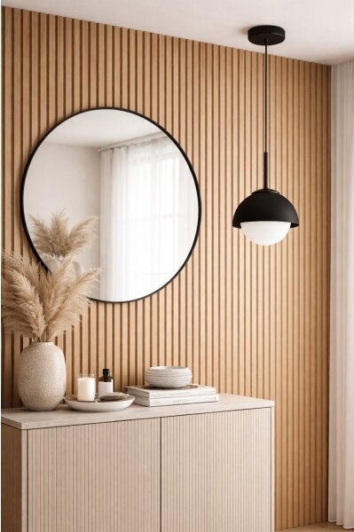 BRILAGI - Závesný luster na lanku COSMO 1xE27/60W/230V pr. 18 cm čierna