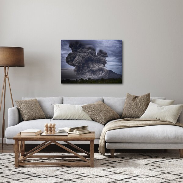 Obraz - Sopečná erupcia (70x50 cm)
