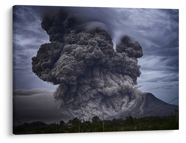 Obraz - Sopečná erupcia (70x50 cm)