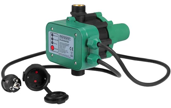 Tlakový spínač PUMP s káblom, 10bar, zelená Monzana