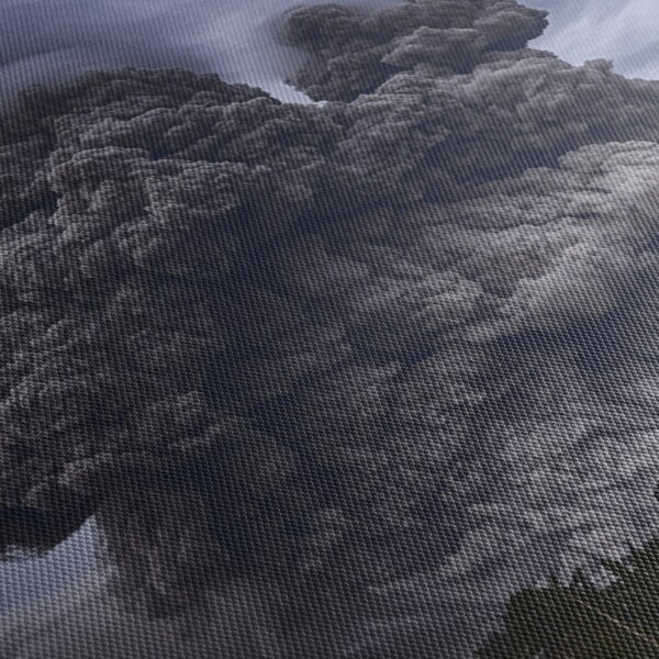 Obraz - Sopečná erupcia (90x60 cm)
