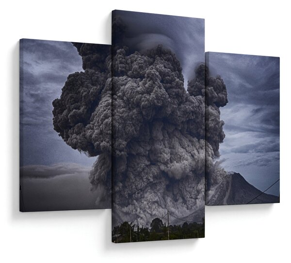 Obraz - Sopečná erupcia (90x60 cm)