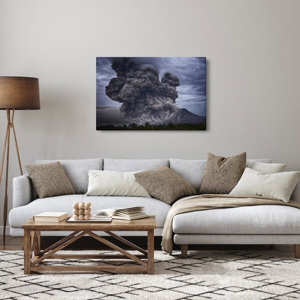 Obraz - Sopečná erupcia (90x60 cm)