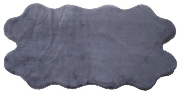 UMELÁ KOŽUŠINA, 90/160 cm, sivá - Koberce