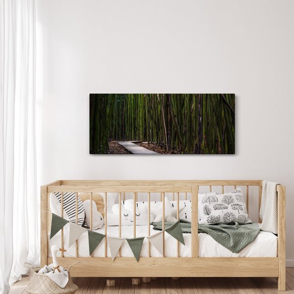 Obraz - Medzi bambusy (120x50 cm)
