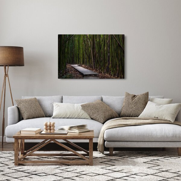 Obraz - Medzi bambusy (90x60 cm)