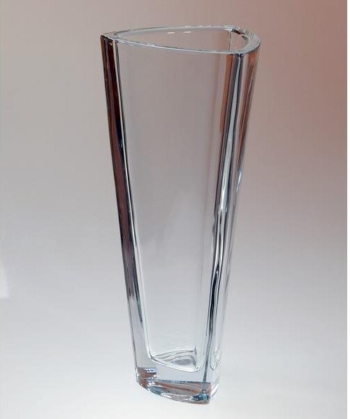 KRIŠTÁĽOVÁ VÁZA BOHEMIA TRIANGLE 330 MM