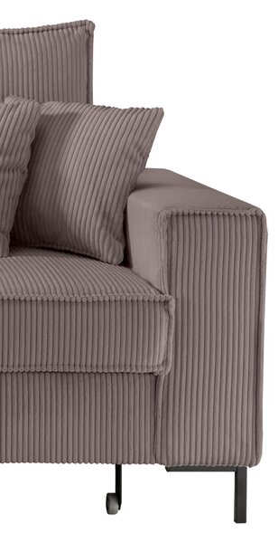 ROHOVÁ SEDAČKA, textil, sivohnedá P & B - Sedačky, Online Only
