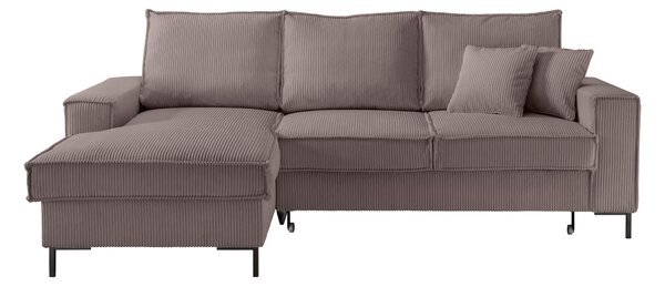 ROHOVÁ SEDAČKA, textil, sivohnedá P & B - Sedačky, Online Only