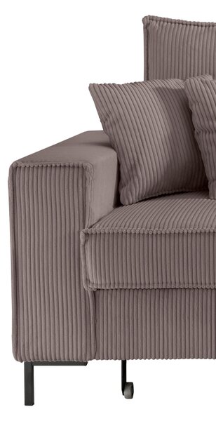 ROHOVÁ SEDAČKA, textil, sivohnedá P & B - Sedačky, Online Only