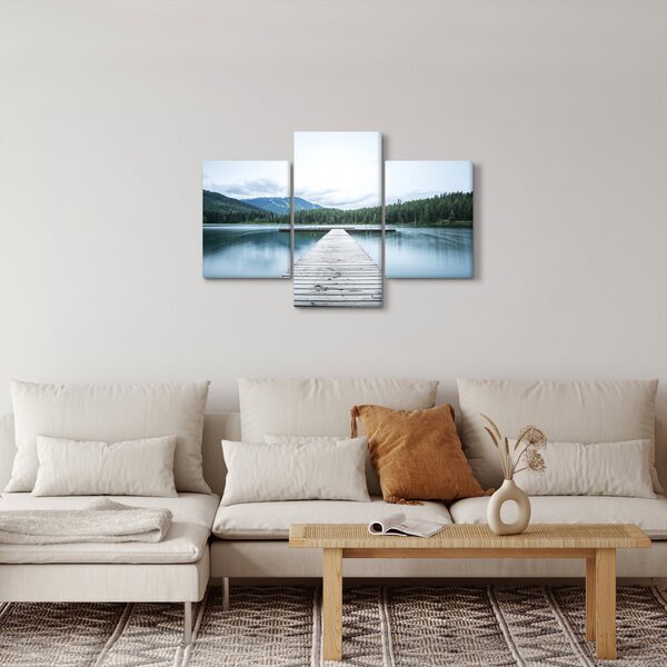 Obraz - Pri pohľade z móla (90x60 cm)