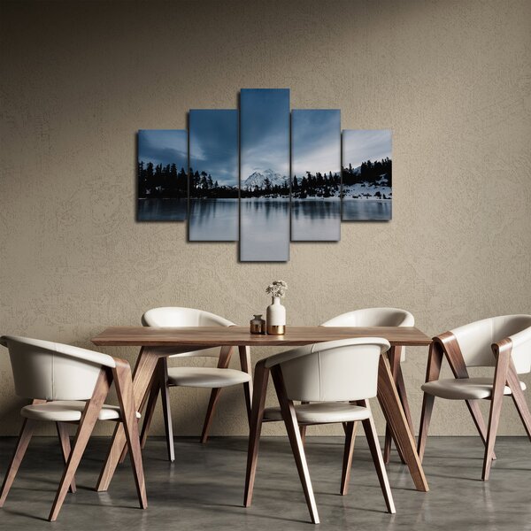 Obraz - Na zamrznutom jazere (150x105 cm)