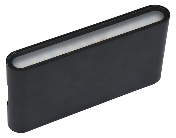 LED fasádne svietidlo s nastaviteľnou teplotou farby 2x6W čierne (ZFP12-CR)