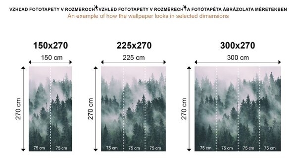 Tapeta moderné prevedenie džungle