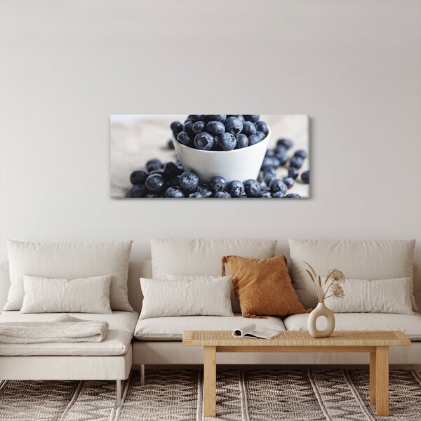 Obraz - Čučoriedky (120x50 cm)
