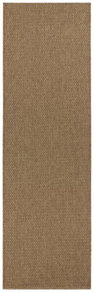 BT Carpet - Hanse Home koberce Behúň Nature 104272 Brown – na von aj na doma - 80x350 cm
