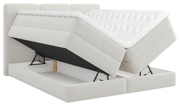 BOXSPRINGOVÁ POSTEĽ, 180/200 cm, biela MID.YOU - Online Only spálne, Online Only