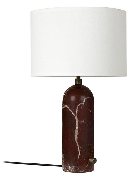 Stolové Lampa GUBI, Gravity Small, stmievateľné, Červená, Obývacia izba, Kameň, Dizajnový